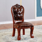 美式小椅子实木靠背儿童，椅欧式小板凳，客厅沙发茶几凳子换鞋凳家用