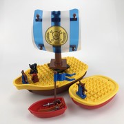 兼容乐高大颗粒积木配件散件船帆海盗船船舵过家家拼装儿童玩具