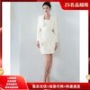 ZS名品越南设计师Denio 23秋冬立体花朵精美优雅气质套装裙