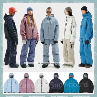 国内2324dimito韩国滑雪服衣裤，双单板男女，款高端防水vtx-3l