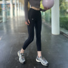 ua安德玛heatgear女士春秋，瑜伽裤健身跑步训练运动九分紧身裤
