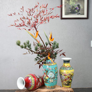 景德镇陶瓷花瓶中式珐琅彩装饰瓷器大号摆件家居客厅玄关插花饰品