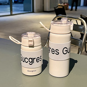 冬季带茶隔不锈钢保温杯学生便携杯子高颜值办公室水瓶水杯