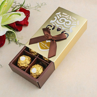 费列罗巧克力礼盒6粒装结婚婚庆喜糖生日礼物巧克力送女友