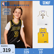 NBA球衣湖人3号戴维斯同款青少年球衣学生男生运动背心