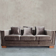 北欧布艺沙发现代简约时尚美式大户型客厅沙发组合单双三人