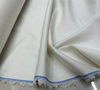 大牌尾货进口奶白色，真丝加棉混纺，丝棉布料设计师面料