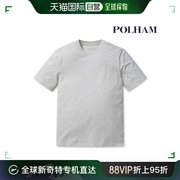 韩国直邮POLHAM 男女同款 纯棉材质 基本款 短袖 T恤_PHC2TR371