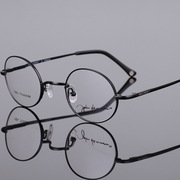 纯钛超轻眼镜架 圆框眼镜复古圆形眼镜框男女款潮人近视 哈利波特