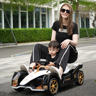 儿童电动车汽车四轮越野遥控玩具车可坐人大小男女孩双驱宝宝童车