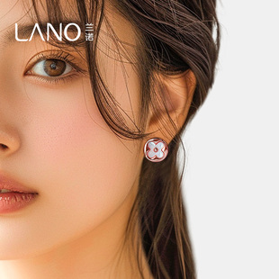 兰诺玫瑰金花朵(金花朵，)耳钉2024年气质优雅轻奢高级感时尚银针耳饰女