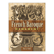 英文原版 French Baroque Ornament 法国巴洛克装饰 19世纪建筑设计艺术插图 Jean Le Pautre 英文版 进口英语原版书籍