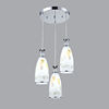 玻璃餐厅吊灯三头创意个性工业风，吧台餐厅灯简约现代led餐吊灯具