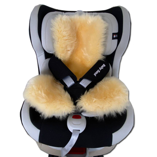 适合好孩子宝得适kiddy儿童宝宝安全座椅冬季羊毛坐垫推车童车垫
