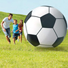 pvc充气足球户外草坪亲子沙滩，彩色大球学校，互动大型道具玩具球