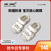 ABC ANGF儿童鞋2024春夏季儿童运动凉鞋镂空透气男女童框子鞋