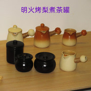 明火烤梨罐陶瓷炖罐炖盅瓦罐煮茶杯小号，中式炖药罐商用家用