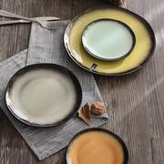 冰裂系列创意陶瓷盘子菜盘家用个性餐盘日式圆盘日式餐具套装