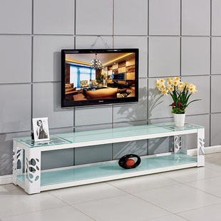 现代简约客厅钢化玻璃，电视柜客厅欧式创意时尚风格，家用轻奢电视柜