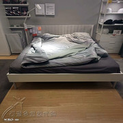 宜家国内布瓦拉(布瓦拉)床架，双人单人床卧室床配床板经济简约床