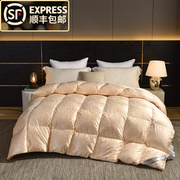 高端95白鹅绒品质羽绒被被子被芯秋冬季保暖冬被五星酒店床上用品
