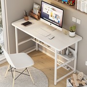 台式电脑桌实木桌子长方形家用简约办公桌桌子简易出租屋学习写字