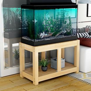 底架1.2米鱼缸底柜水草缸玻璃一米二低家用客厅柜子置物桌金鱼缸