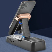 手机支架带蓝牙音箱多功能桌面懒人平板ipad手机折X叠便携支撑架