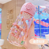 凯蒂猫网红夏季便携可爱直饮塑料水壶女学生儿童户外运动杯子