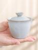 水墨哥窑陶瓷旅行茶具外出月白，汝窑茶具旅行茶具便携