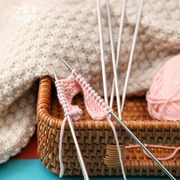 打毛线衣服针织编织工具不锈钢毛衣，针家用全套钢针套装织围巾的针