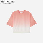 Marc O'Polo/MOP女士莱赛尔渐变色短袖宽松休闲T恤
