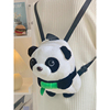 可爱熊猫双肩包包女2023时尚网红卡通毛绒玩偶包软妹少女背包