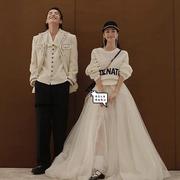 复古宫廷情侣文艺个性写真艺术照影楼主题拍照服装韩式婚纱照礼服