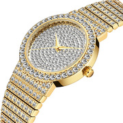 女士时尚手表满钻潮流石英，手表跨境水钻钢带，手表女款2562