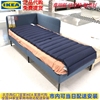 速达北京宜家ikea布洛库伦软包床架，带转角单人沙发床