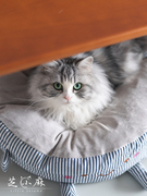 芝小麻陷进去了猫窝垫子全可拆洗四季通用狗窝表情包沙发睡垫猫床