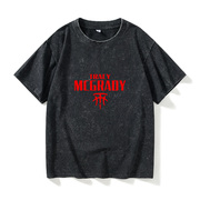 T MAC篮球运动火箭麦蒂麦迪T恤短袖中国风衣服男女圆领大码宽松夏