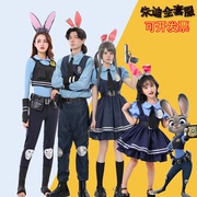 动物城兔子警官judy朱迪cosplay漫展动漫女童成人演出服装女