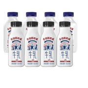 新希望今日鲜奶铺3.8牛乳瓶装牛奶455ml低温奶高钙牛奶组合