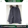 香港直邮BRUNELLO CUCINELLI 女士深灰色羊毛斗篷大衣 MT4979366-