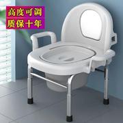 折叠钢管老人坐便椅，便携式移动马桶，孕妇坐便器家用厕所蹲坑神器