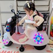 婴儿童电动摩托车三轮车男女宝宝玩具车可坐人小孩充电遥控电瓶车