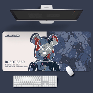 积木熊个性(熊个性)鼠标垫超大男生女生，电脑笔记本暴力熊游戏(熊游戏)电竞定制桌垫