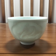 景德镇陶瓷中式生肖茶杯品茗杯，影青釉面亮浮雕耐高温易清洗(易清洗)礼盒装