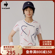 网球系列乐卡克法国公鸡，2023秋季女子透气圆领，短袖t恤