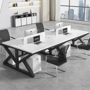 办公桌椅组合办公室工位，电脑桌四六人位简约办公桌屏风卡座职员桌