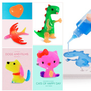 幼儿园环保神奇水宝宝模具，玩具儿童自制创意，动手diy手工材料包