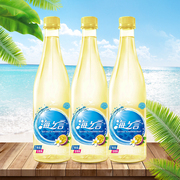 15瓶海之言柠檬百香果果汁饮料地中海海盐解渴补水超市同款
