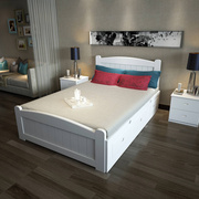 中式纯实木床单人床双人床抽拉床，拖床推拉床子母床储物床